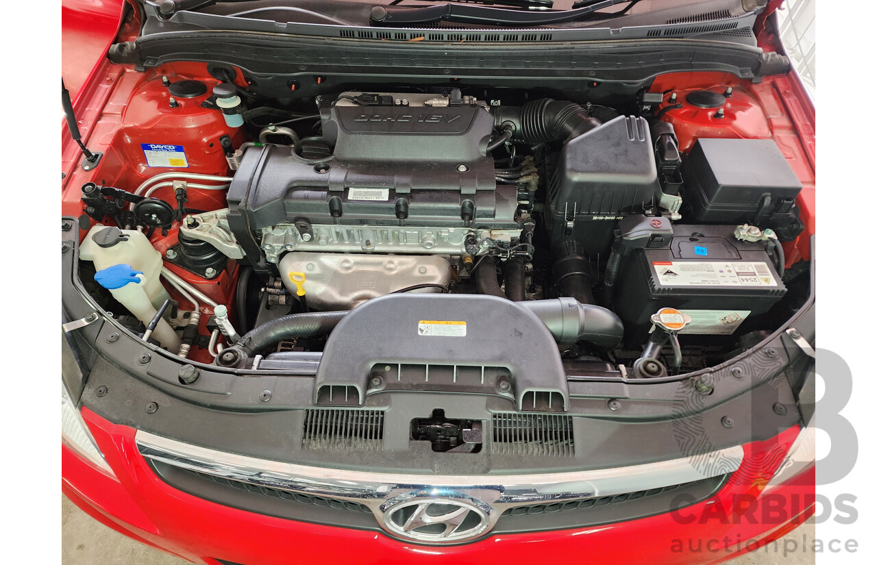 3/2010 Hyundai i30 SX FD MY10 5d Hatchback Red 2.0L