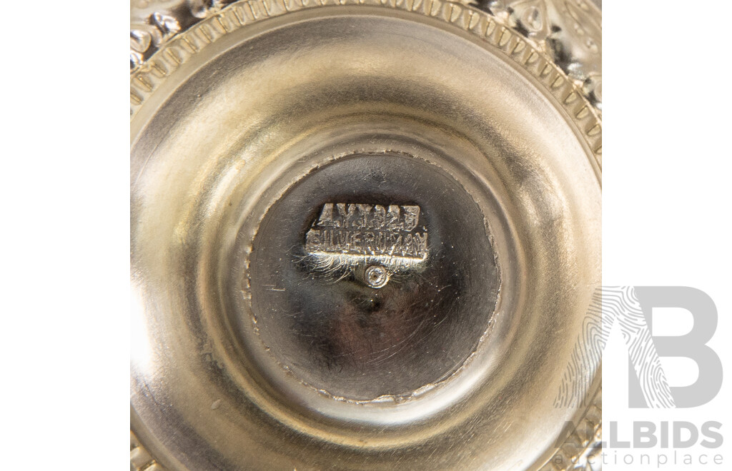 Omani Silver Mace and Rosewater Sprinkler in Presentation Case