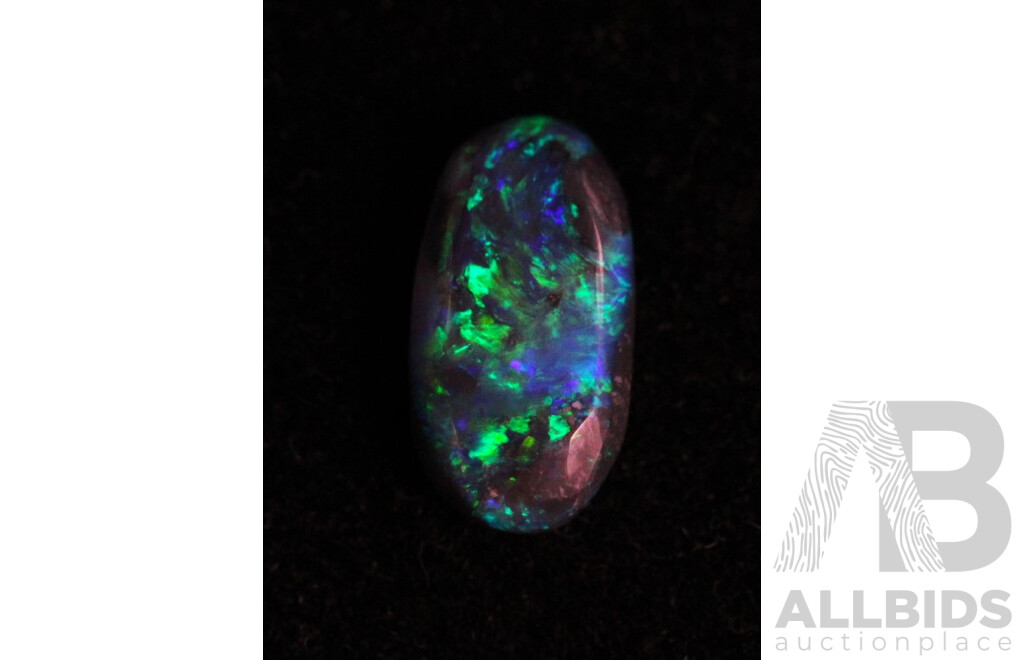 Lightning Ridge Black OPAL, 1.7ct