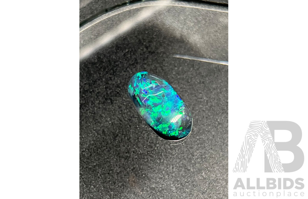 Lightning Ridge Black OPAL, 1.7ct