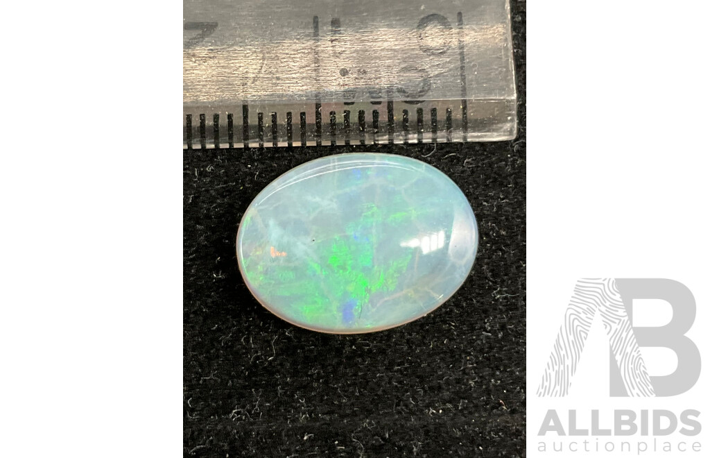 Lightning Ridge, Coober Pedy, Mintabie Opals (58TCW, 62TCW, 68TCW) and Australian Certified OPAL, 5.72ct  - Lot of 4