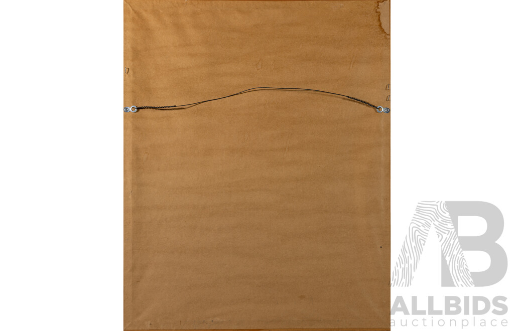 Artist Unknown, (20th Century), Five Men, Framed Contemporary Mixed Media, 65 x 53 cm (frame)