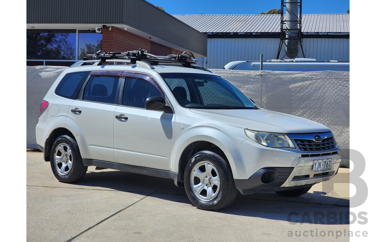 6/2011 Subaru Forester X MY11 4d Wagon White 2.5L