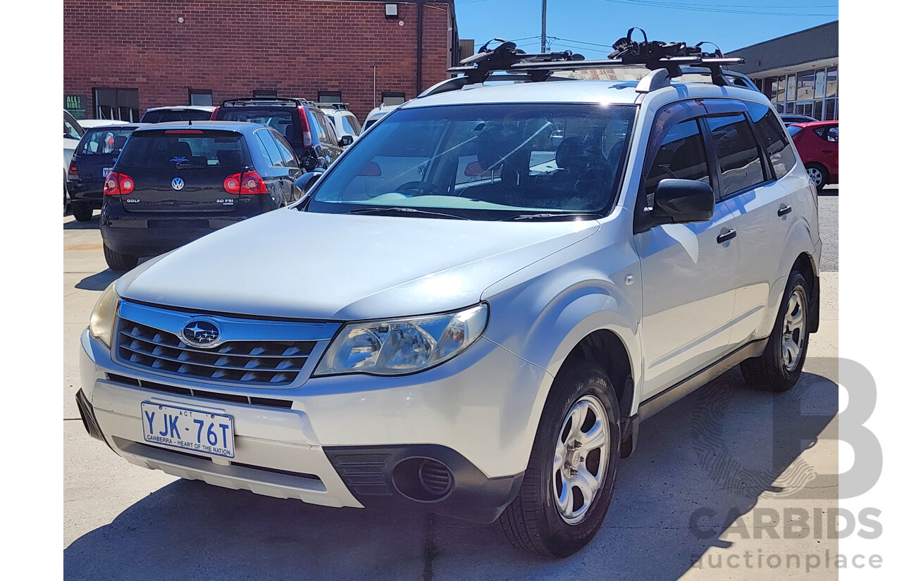 6/2011 Subaru Forester X MY11 4d Wagon White 2.5L