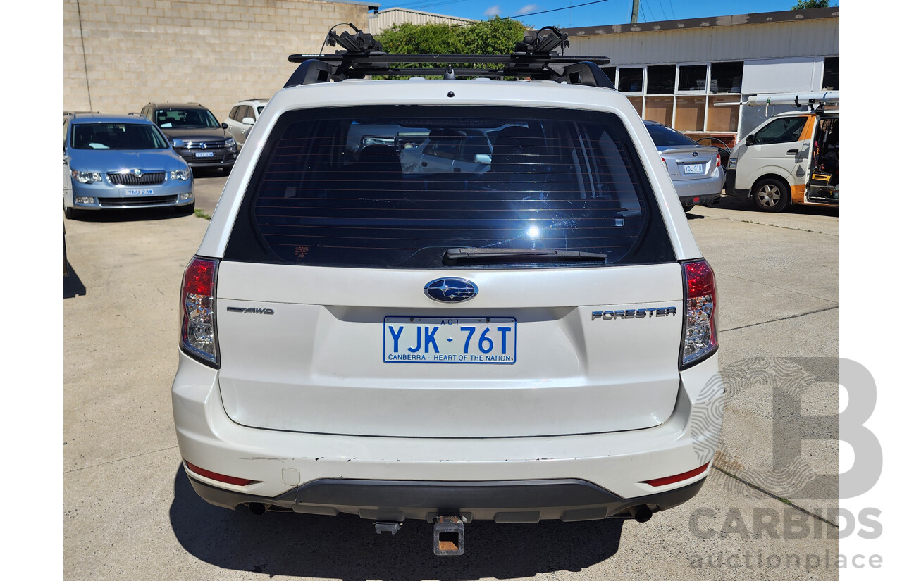 6/2011 Subaru Forester X MY11 4d Wagon White 2.5L