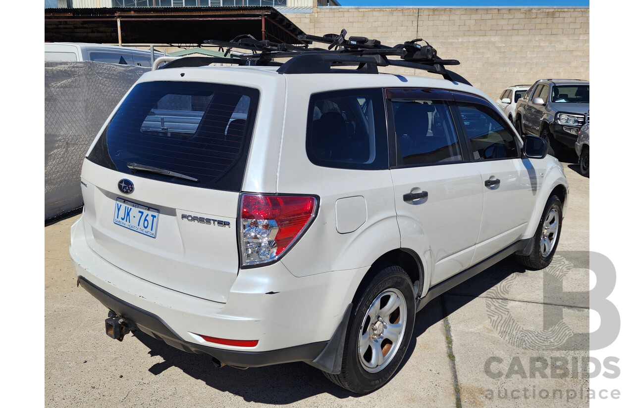 6/2011 Subaru Forester X MY11 4d Wagon White 2.5L