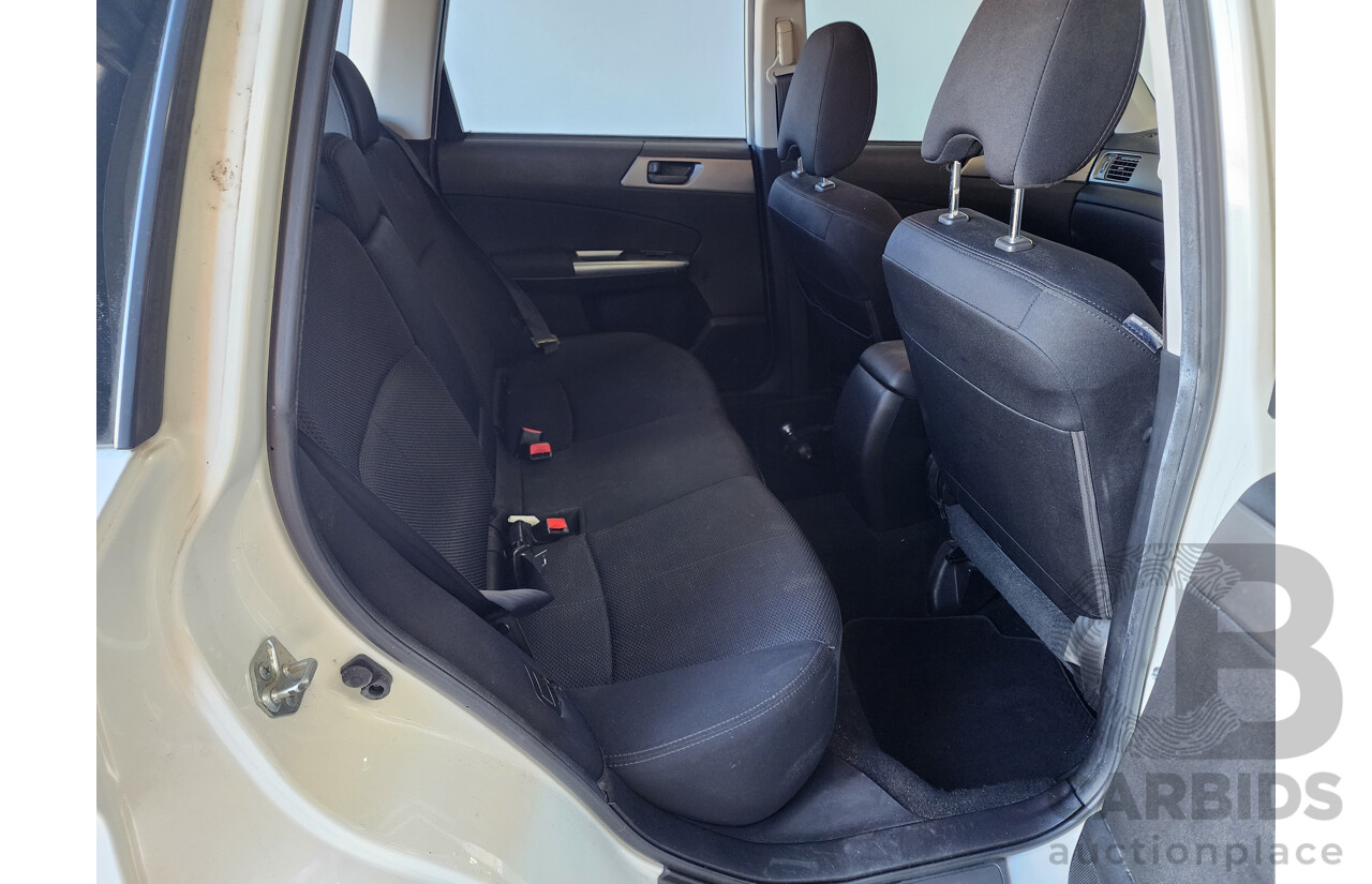 6/2011 Subaru Forester X MY11 4d Wagon White 2.5L