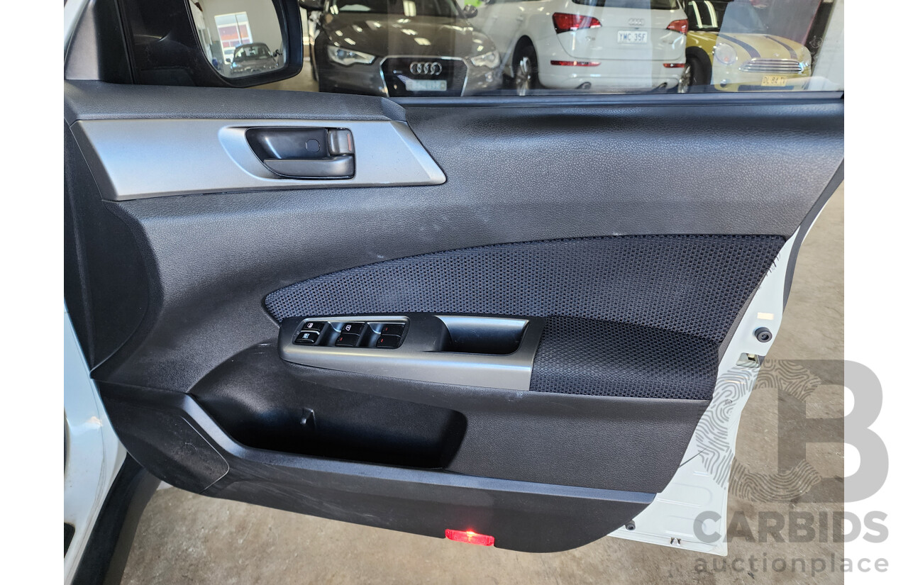 6/2011 Subaru Forester X MY11 4d Wagon White 2.5L