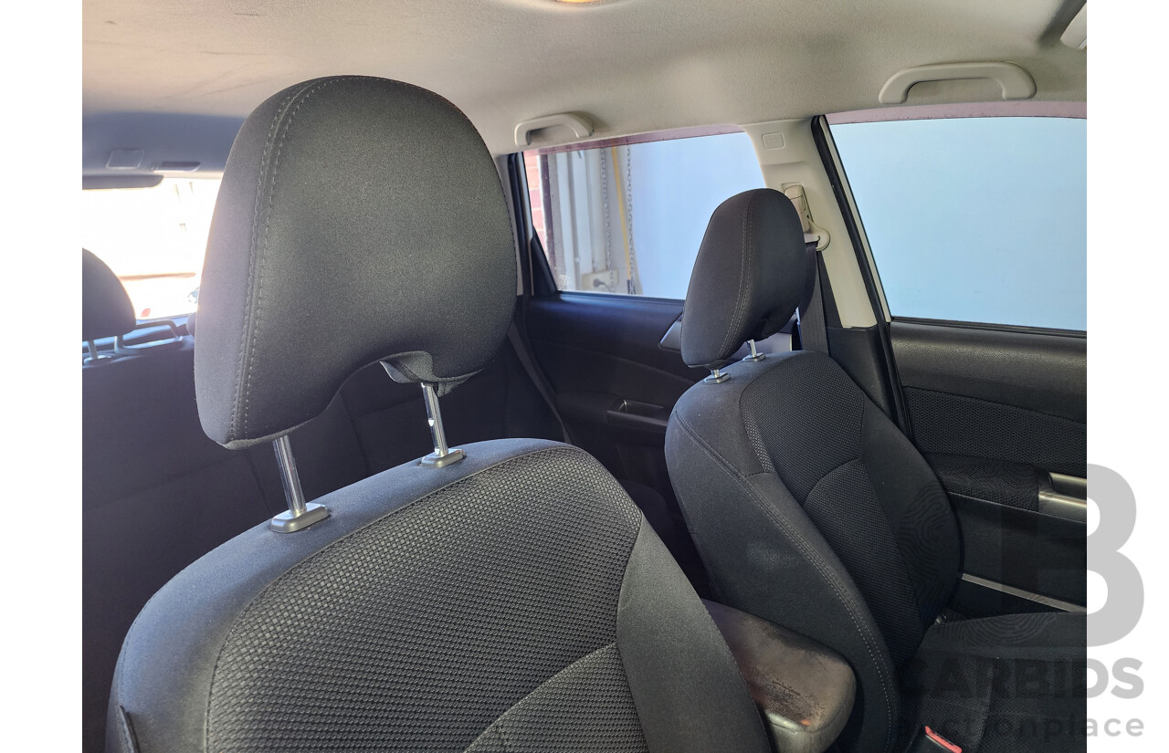 6/2011 Subaru Forester X MY11 4d Wagon White 2.5L