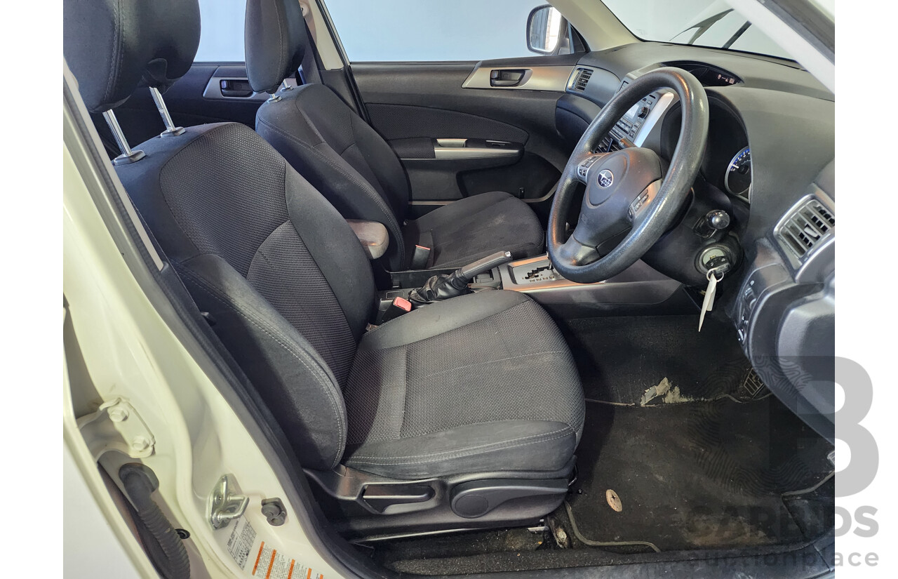 6/2011 Subaru Forester X MY11 4d Wagon White 2.5L