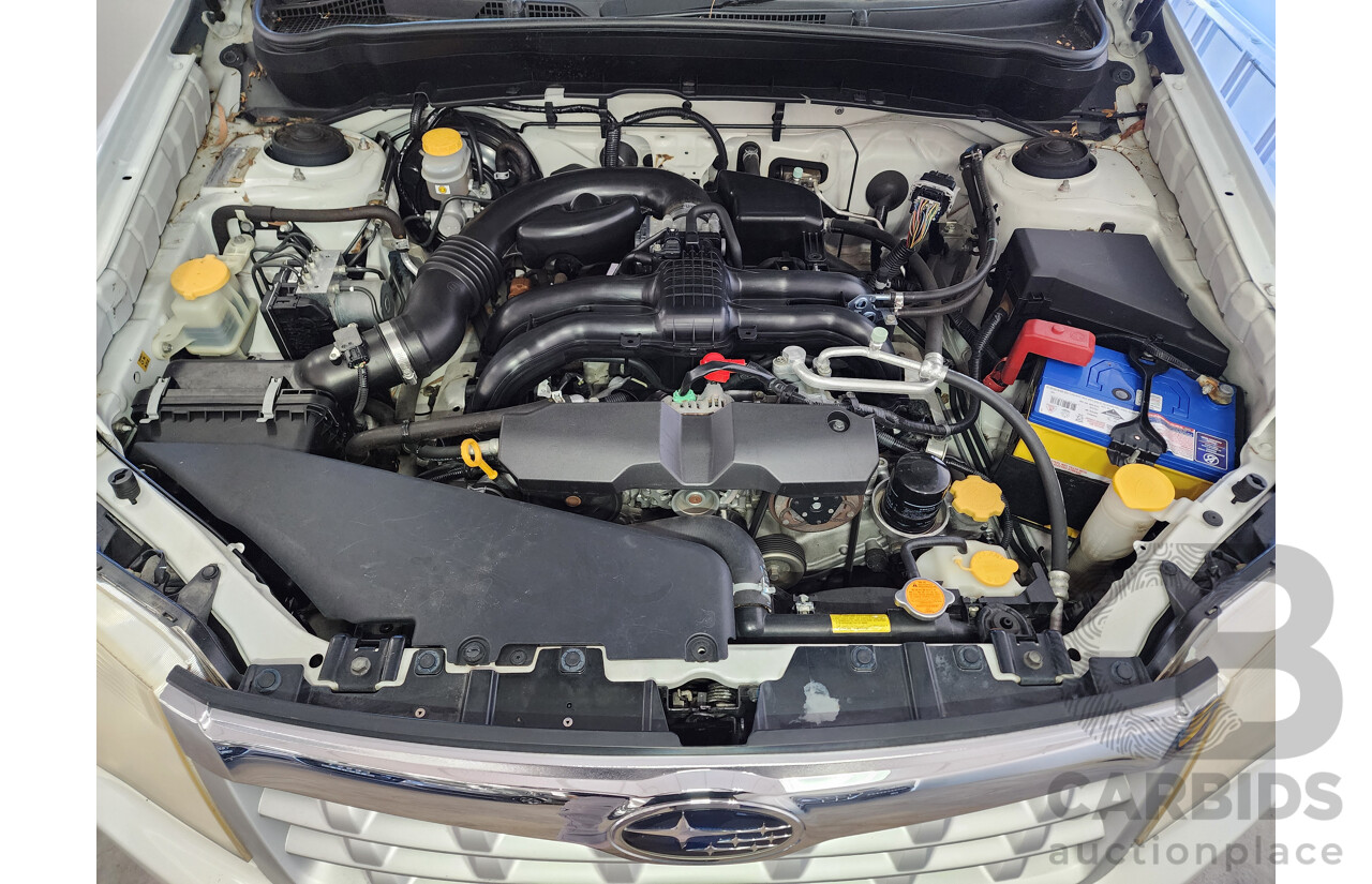 6/2011 Subaru Forester X MY11 4d Wagon White 2.5L