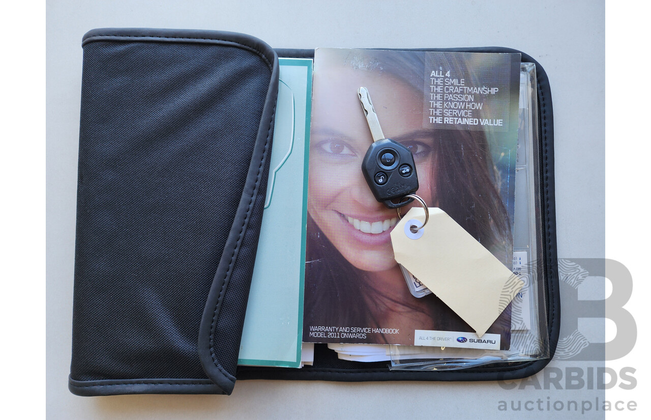 6/2011 Subaru Forester X MY11 4d Wagon White 2.5L