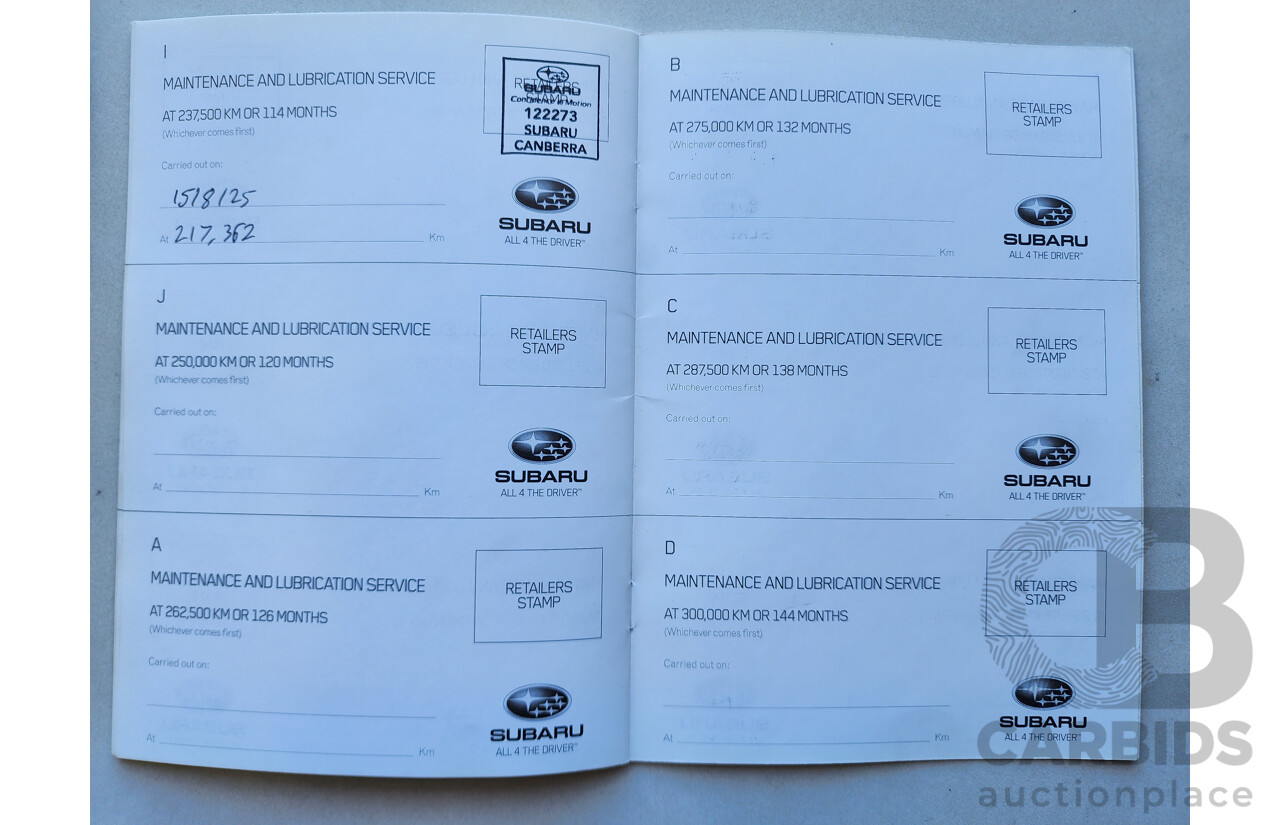 6/2011 Subaru Forester X MY11 4d Wagon White 2.5L