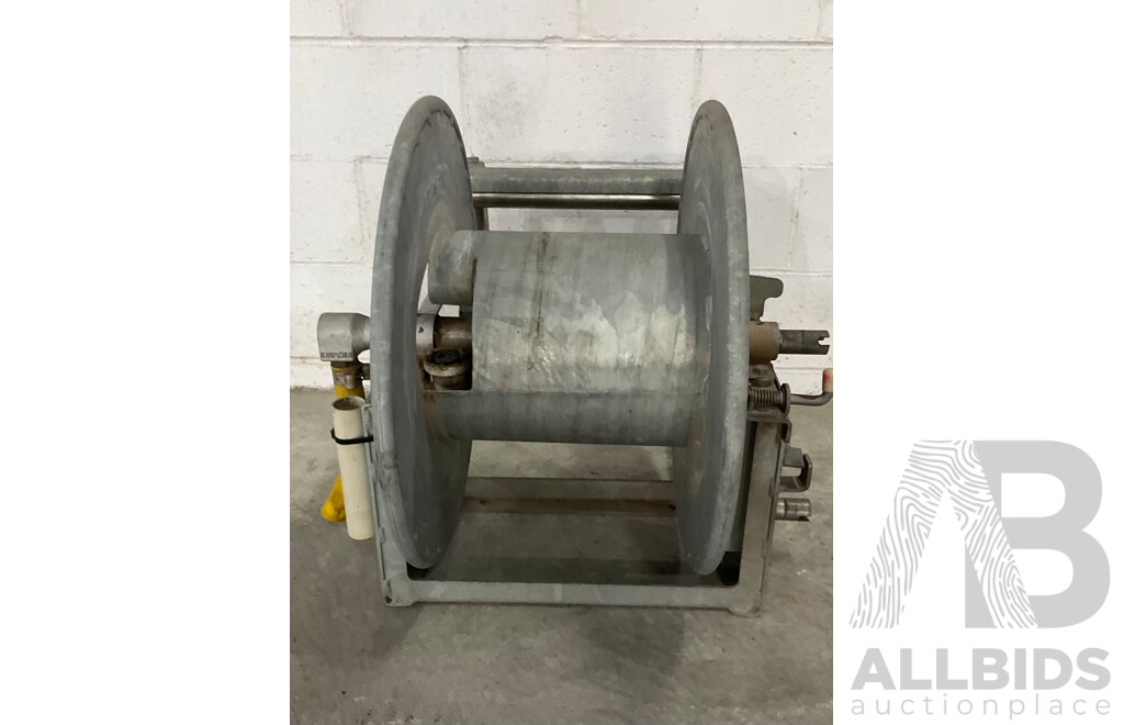 Galvanised Steel Industrial Fire Fighter Hose Reel