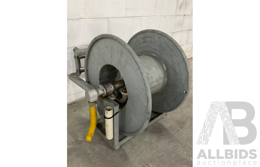 Galvanised Steel Industrial Fire Fighter Hose Reel