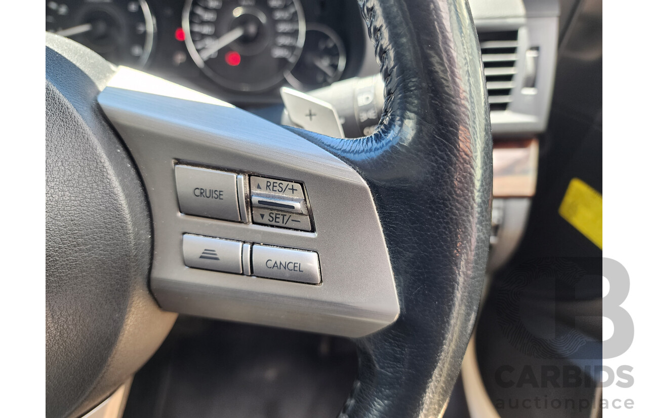 12/2011 Subaru Outback 3.6R Premium MY11 4d Wagon White 3.6L