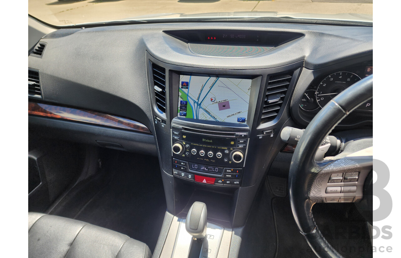 12/2011 Subaru Outback 3.6R Premium MY11 4d Wagon White 3.6L