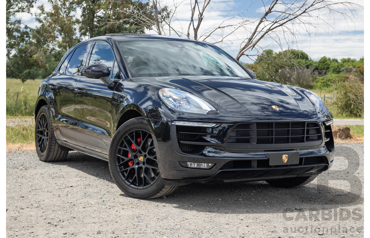 9/2016 Porsche Macan GTS (AWD) 95B MY16 4d Wagon Jet Black Metallic Twin Turbo V6 3.0L - Statutory Write Off