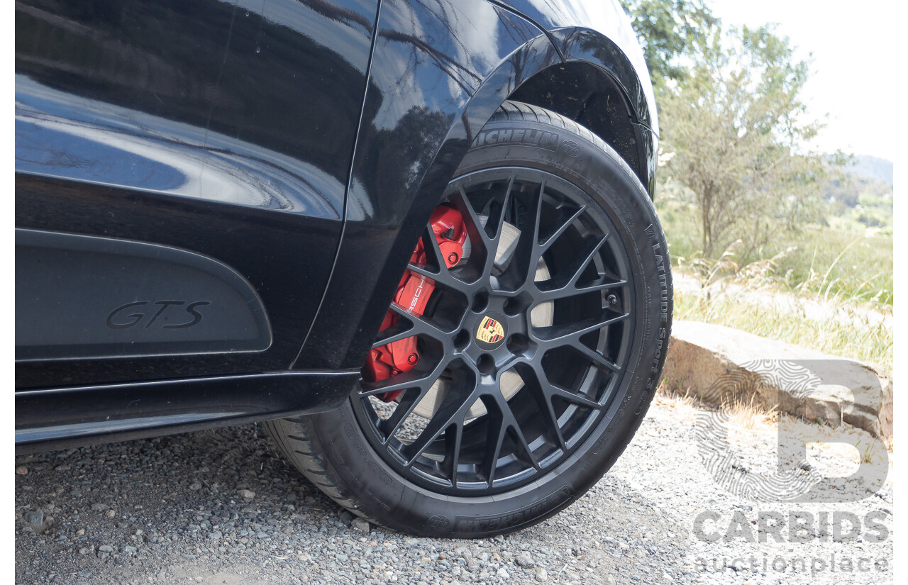 9/2016 Porsche Macan GTS (AWD) 95B MY16 4d Wagon Jet Black Metallic Twin Turbo V6 3.0L - Statutory Write Off