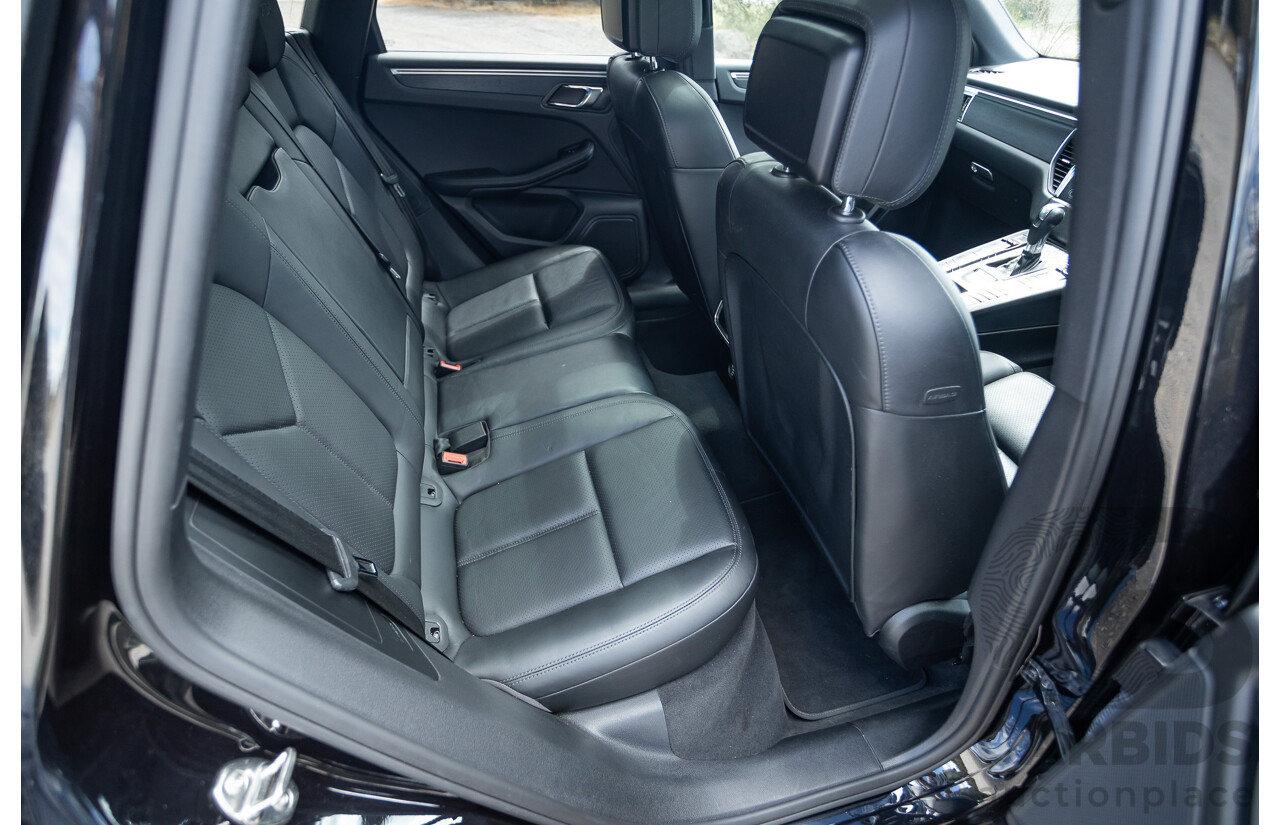 9/2016 Porsche Macan GTS (AWD) 95B MY16 4d Wagon Jet Black Metallic Twin Turbo V6 3.0L - Statutory Write Off