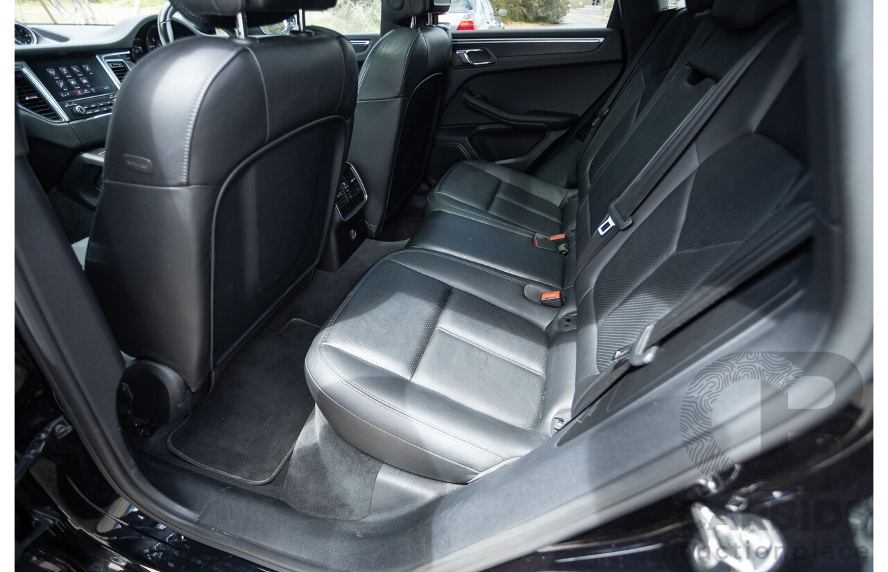 9/2016 Porsche Macan GTS (AWD) 95B MY16 4d Wagon Jet Black Metallic Twin Turbo V6 3.0L - Statutory Write Off