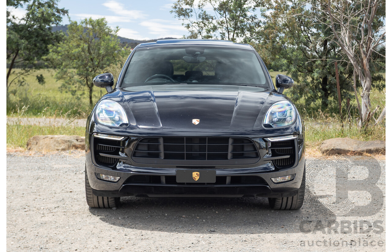 9/2016 Porsche Macan GTS (AWD) 95B MY16 4d Wagon Jet Black Metallic Twin Turbo V6 3.0L - Statutory Write Off
