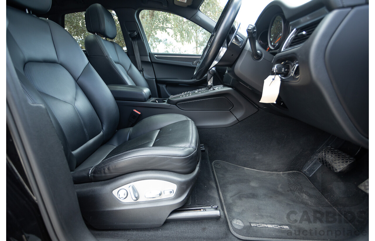 9/2016 Porsche Macan GTS (AWD) 95B MY16 4d Wagon Jet Black Metallic Twin Turbo V6 3.0L - Statutory Write Off