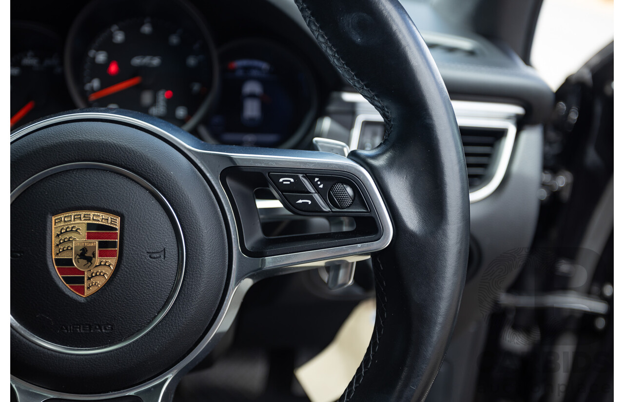 9/2016 Porsche Macan GTS (AWD) 95B MY16 4d Wagon Jet Black Metallic Twin Turbo V6 3.0L - Statutory Write Off