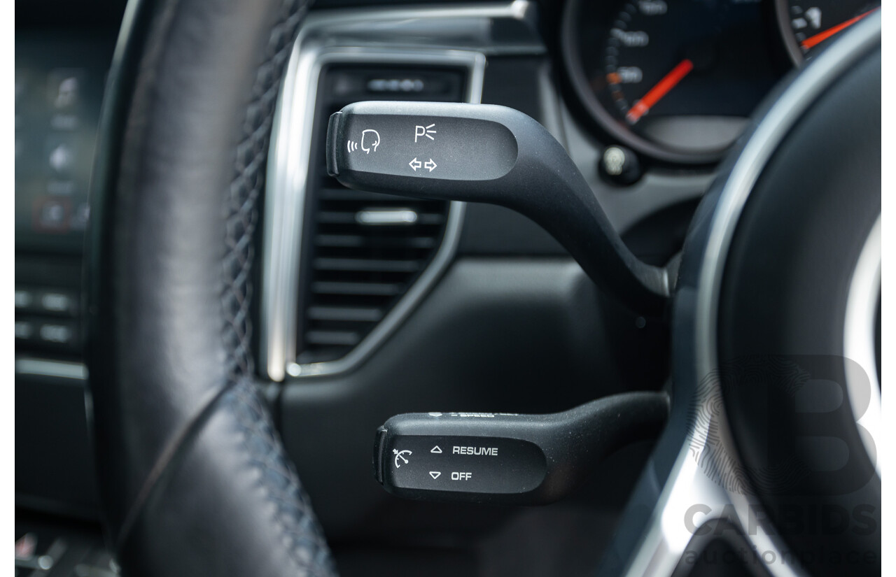 9/2016 Porsche Macan GTS (AWD) 95B MY16 4d Wagon Jet Black Metallic Twin Turbo V6 3.0L - Statutory Write Off