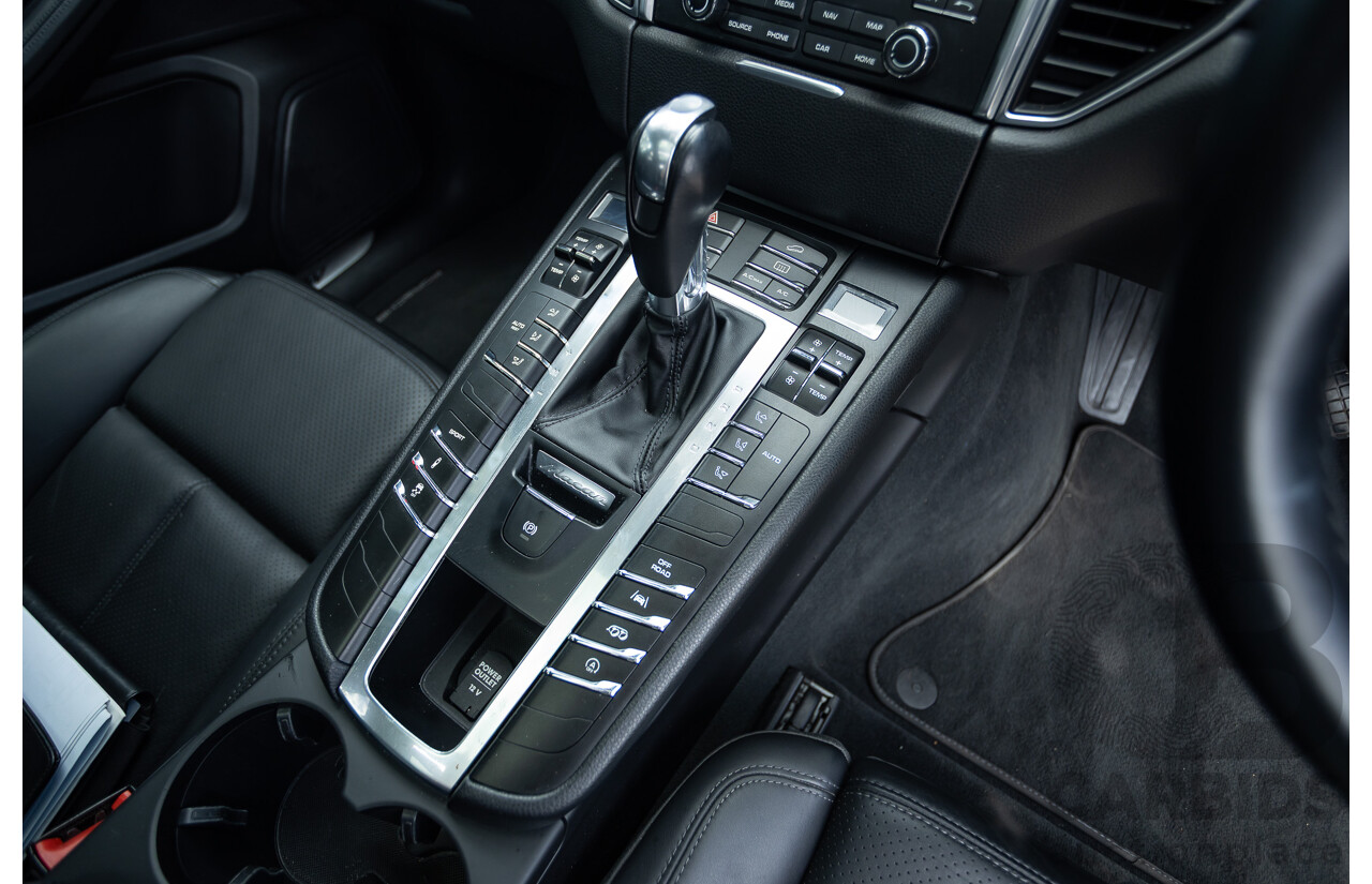 9/2016 Porsche Macan GTS (AWD) 95B MY16 4d Wagon Jet Black Metallic Twin Turbo V6 3.0L - Statutory Write Off