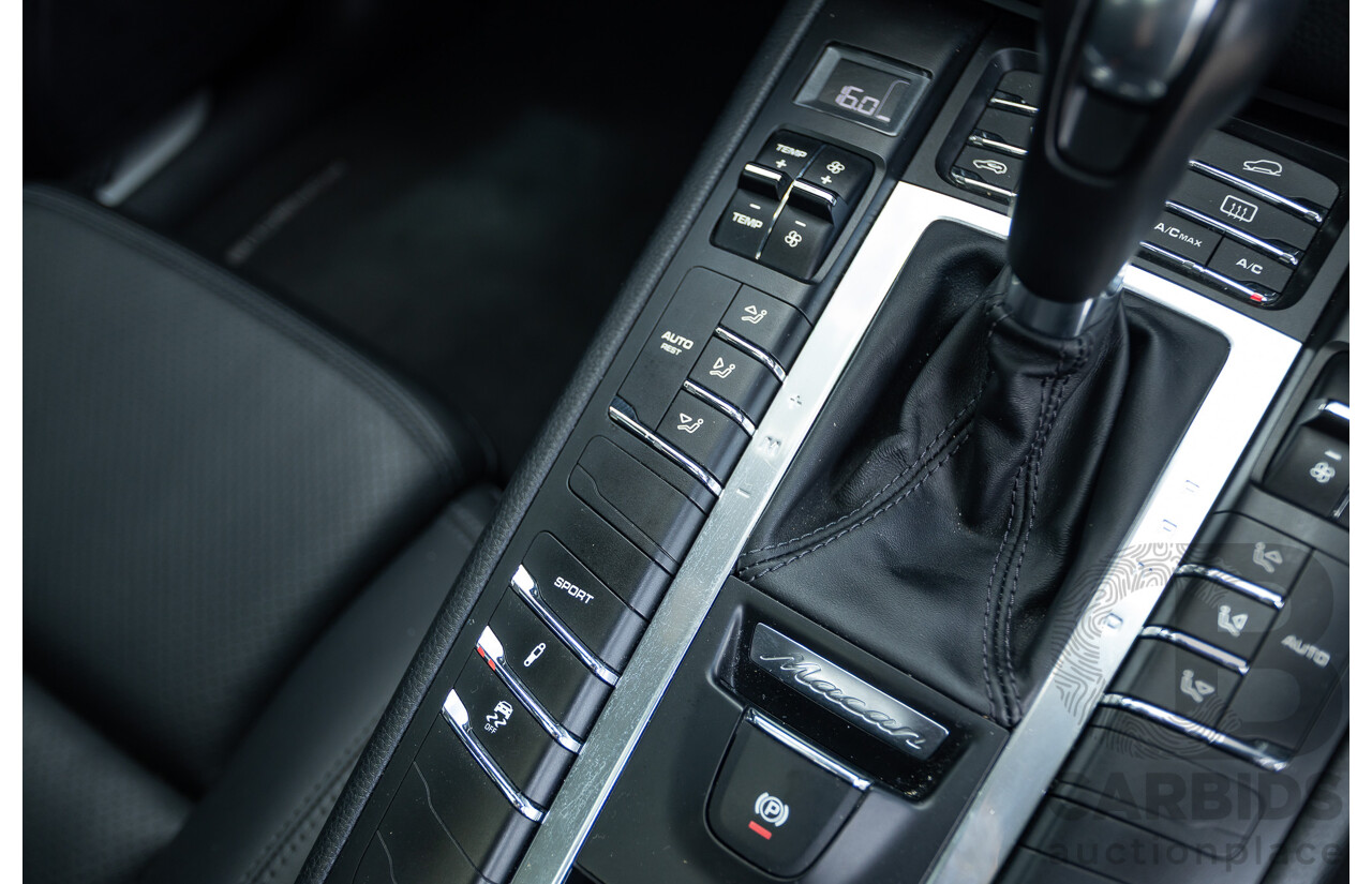 9/2016 Porsche Macan GTS (AWD) 95B MY16 4d Wagon Jet Black Metallic Twin Turbo V6 3.0L - Statutory Write Off