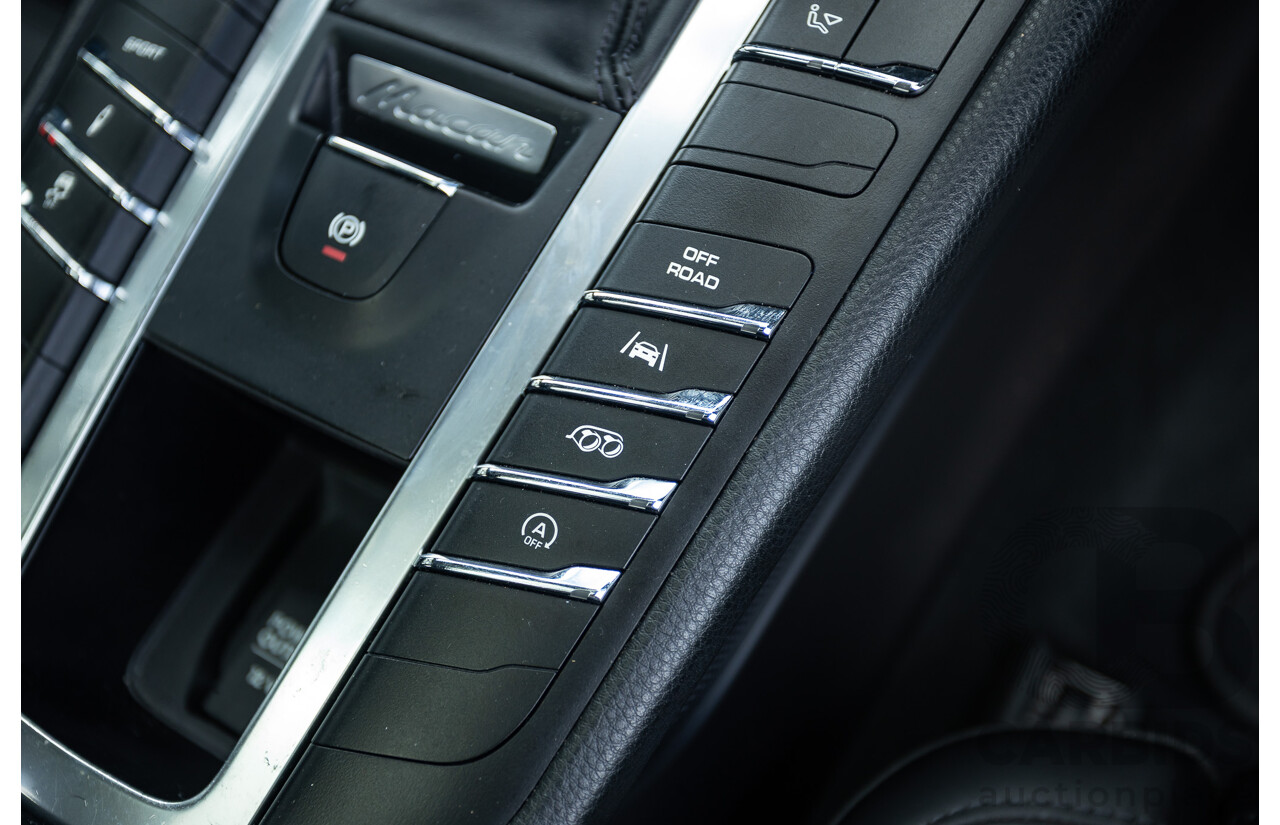 9/2016 Porsche Macan GTS (AWD) 95B MY16 4d Wagon Jet Black Metallic Twin Turbo V6 3.0L - Statutory Write Off