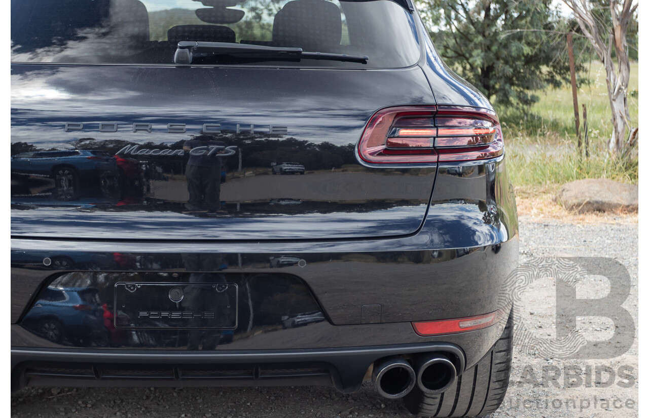 9/2016 Porsche Macan GTS (AWD) 95B MY16 4d Wagon Jet Black Metallic Twin Turbo V6 3.0L - Statutory Write Off