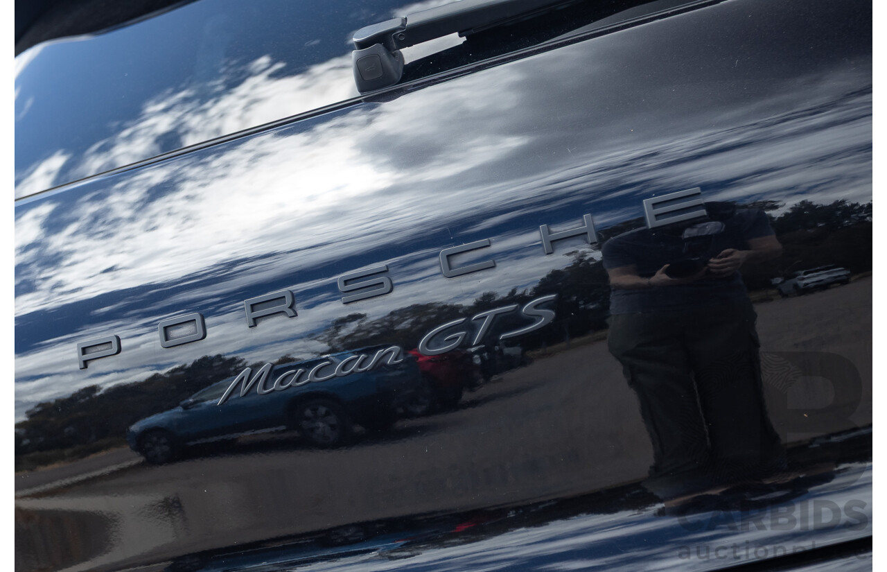 9/2016 Porsche Macan GTS (AWD) 95B MY16 4d Wagon Jet Black Metallic Twin Turbo V6 3.0L - Statutory Write Off