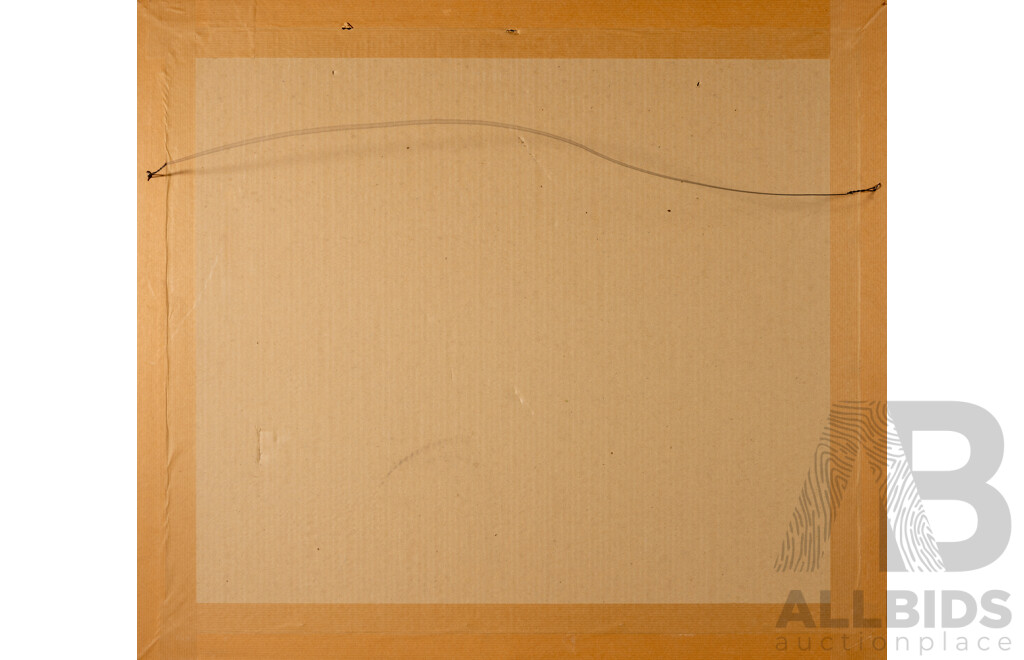 Alekos Fassianos (20th Century, Greek, 1935-2022), Couple, Editioned & Signed Lithograph, 76 x 87 cm (frame)