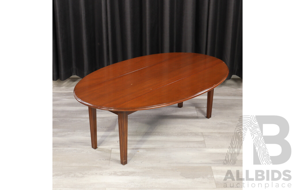 Mahogany Georgian Style Drop Side Occasional Table