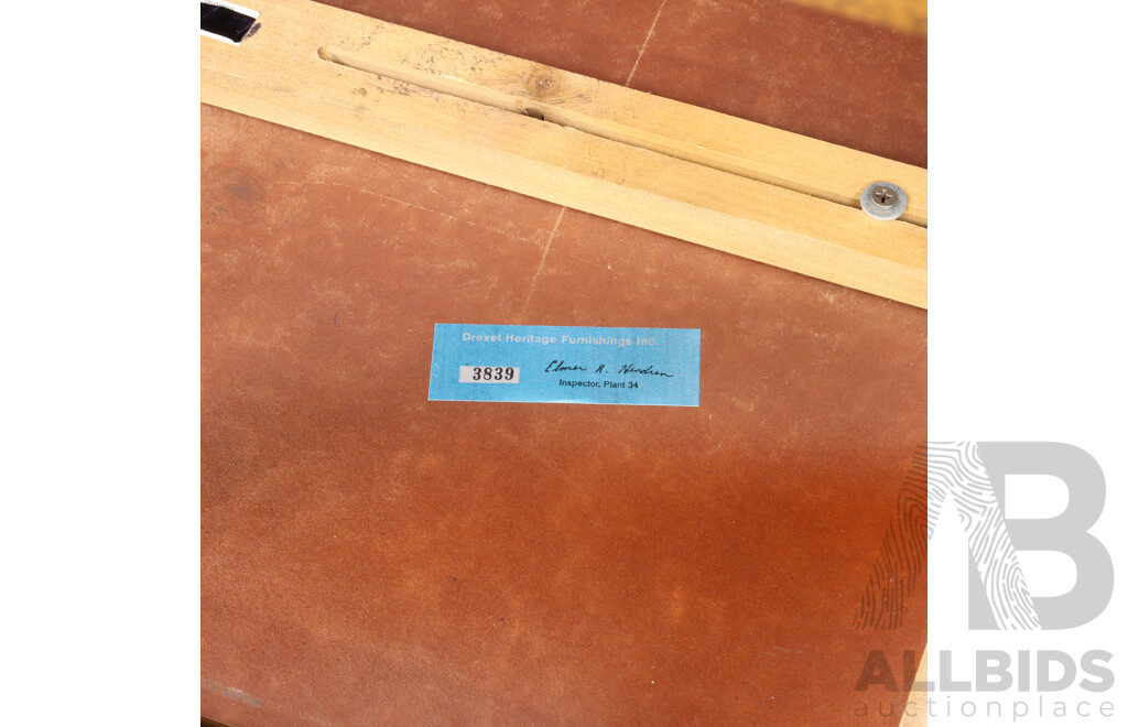 Timber Two Tier Side Table with Book Slide by Drexel Heritage