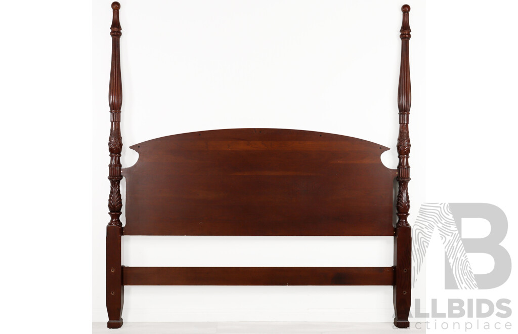 Mahogany King Size 'Brandywine' Half Tester Headboard