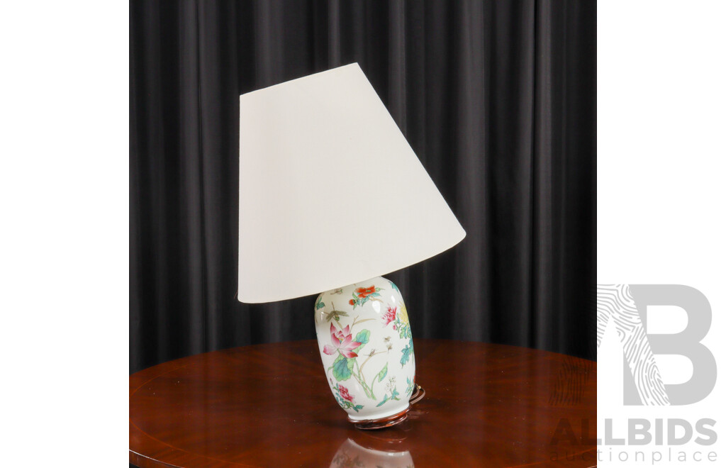 Glazed Chinese Style Ceramic Table Lamp