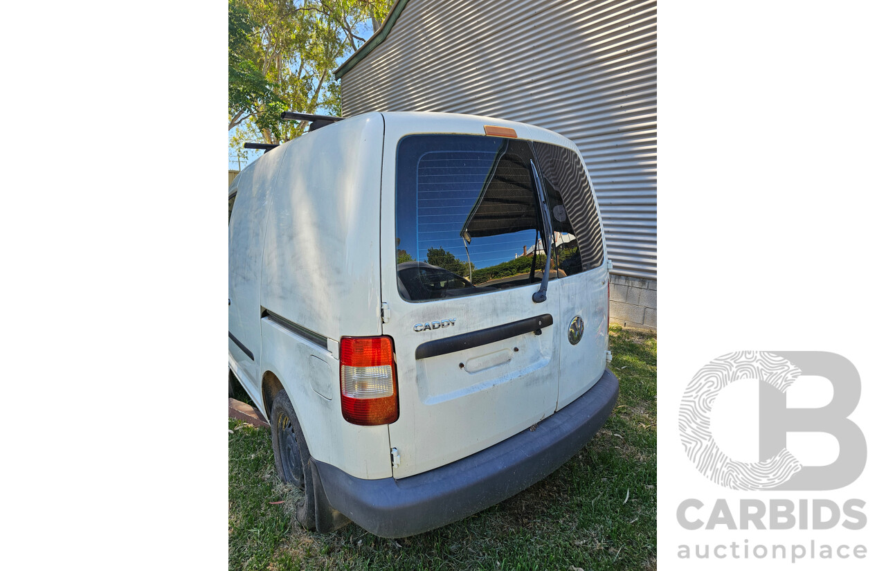 3/2007 Volkswagen Caddy 1.6 2K MY07 Van Candy White 1.6L
