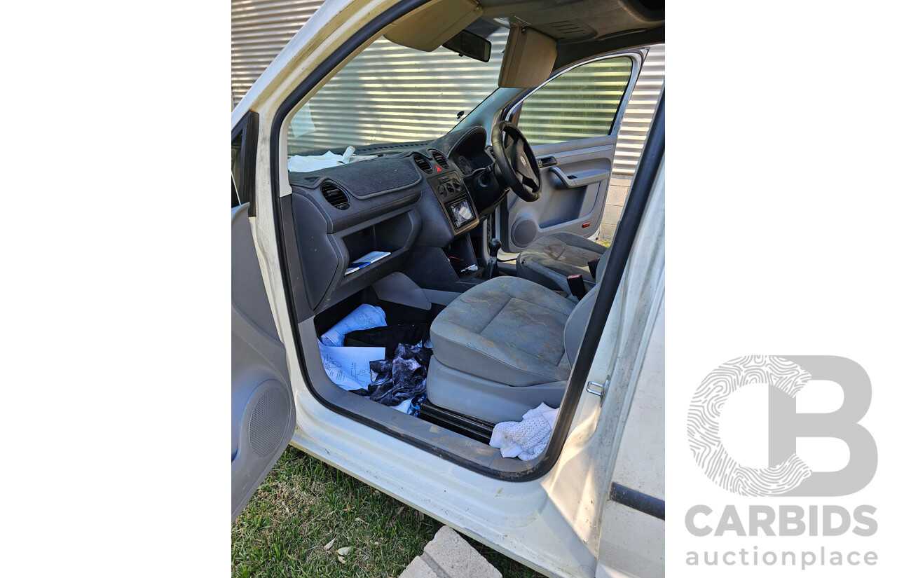 3/2007 Volkswagen Caddy 1.6 2K MY07 Van Candy White 1.6L
