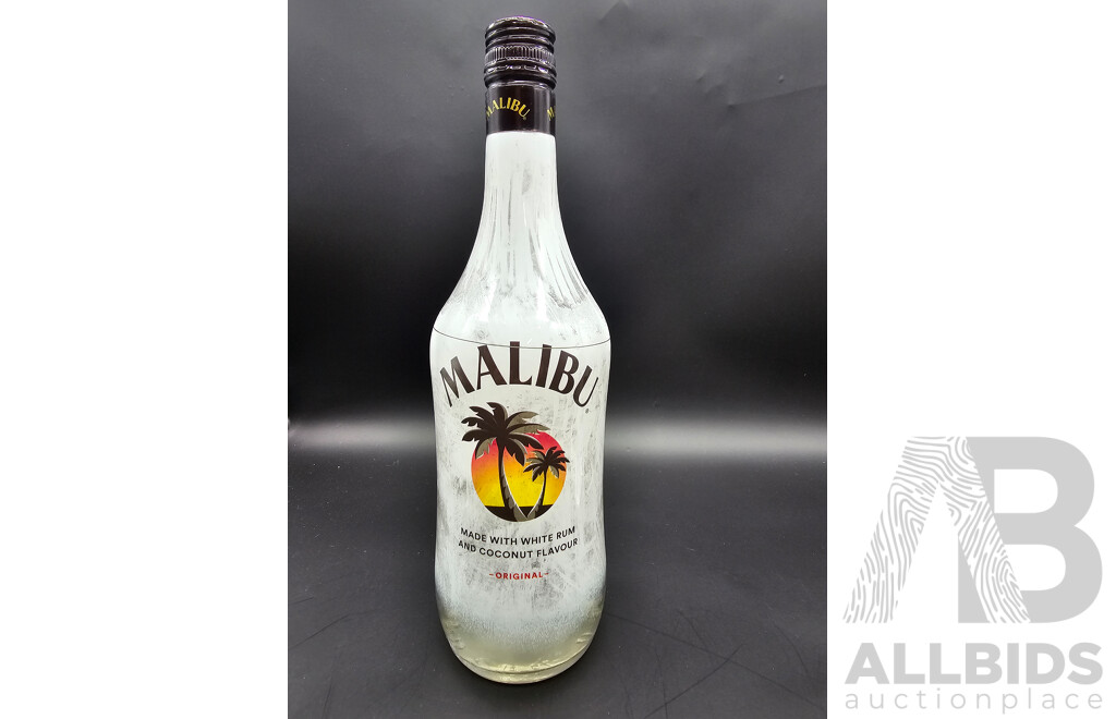 Malibu White Rum 700ml and Smirnoff Vodka 375ml