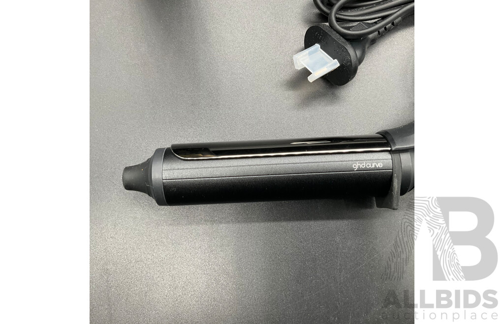 GHD CLT322 CURVE Soft Curl Curling Wand & Curly Ever After Spray