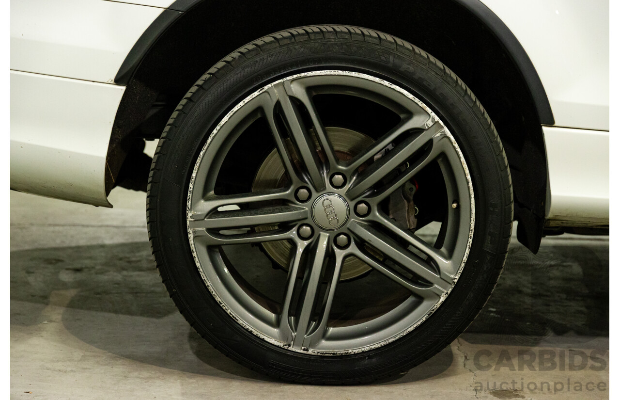 5/2013 Audi Q7 3.0 TDI Quattro MY13 4d Wagon Carrara White Turbo Diesel V6 3.0L - 7 Seater