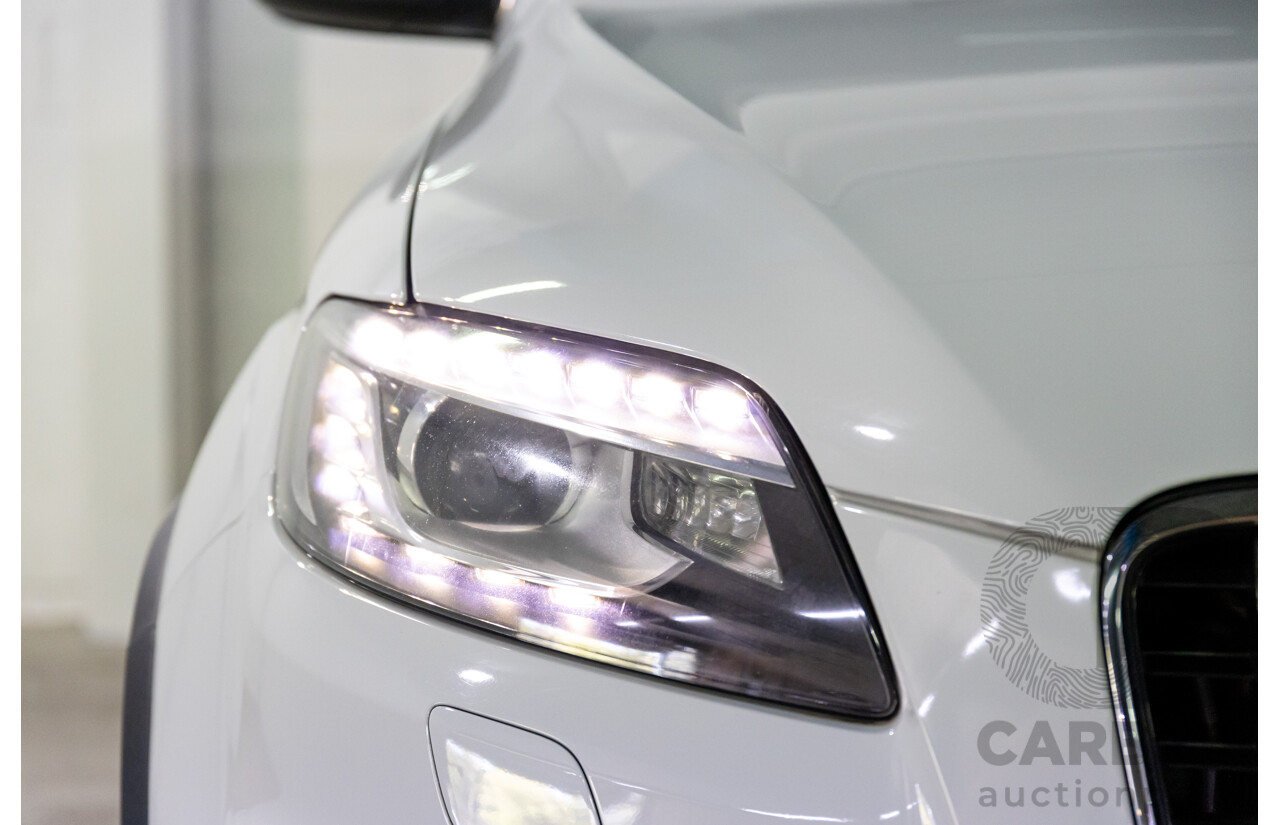 5/2013 Audi Q7 3.0 TDI Quattro MY13 4d Wagon Carrara White Turbo Diesel V6 3.0L - 7 Seater