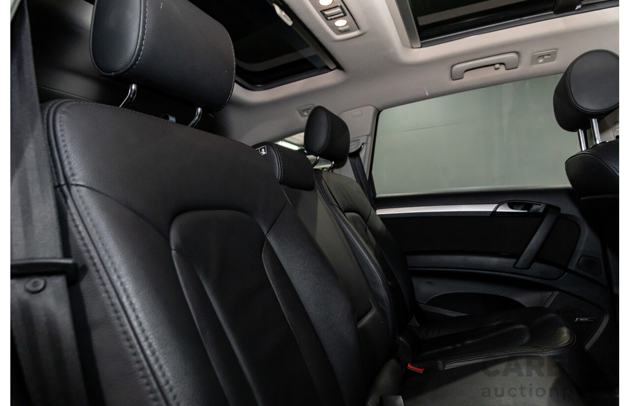5/2013 Audi Q7 3.0 TDI Quattro MY13 4d Wagon Carrara White Turbo Diesel V6 3.0L - 7 Seater