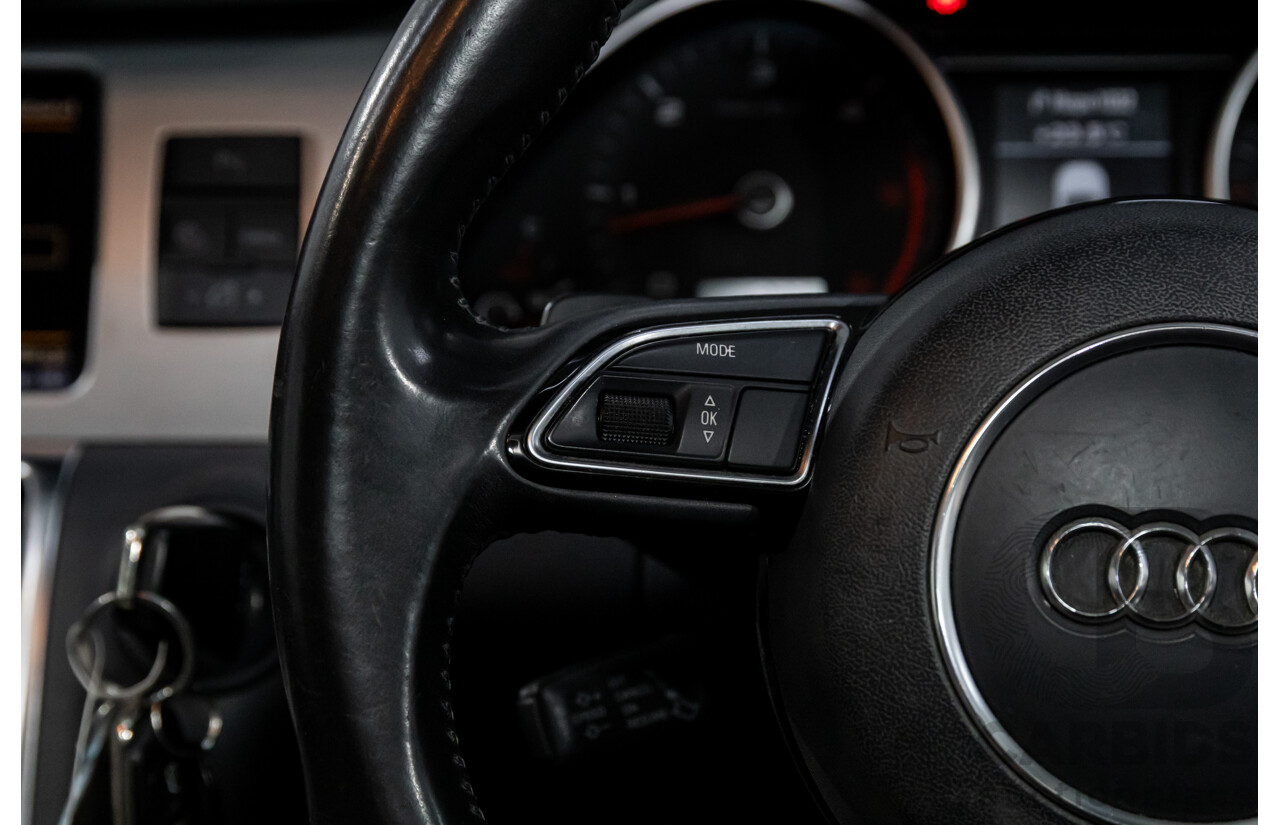 5/2013 Audi Q7 3.0 TDI Quattro MY13 4d Wagon Carrara White Turbo Diesel V6 3.0L - 7 Seater