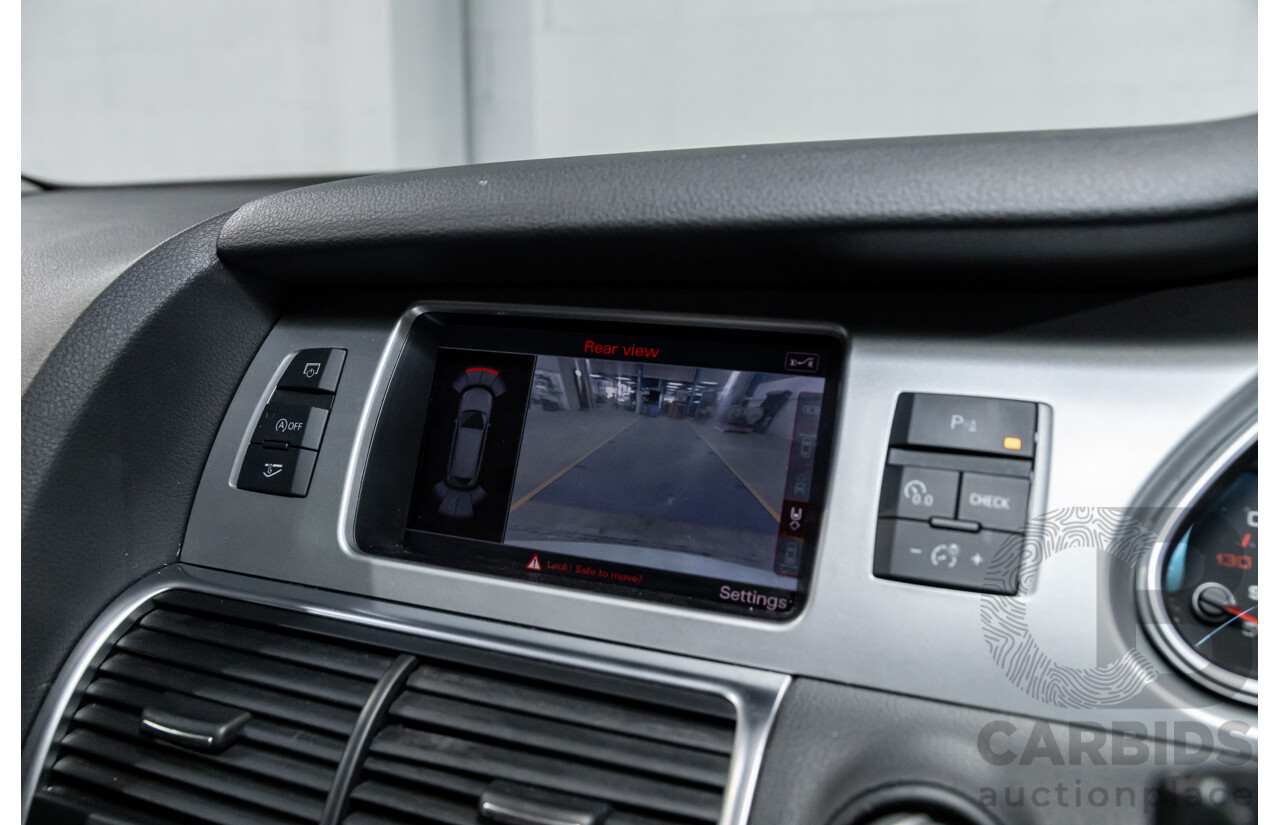 5/2013 Audi Q7 3.0 TDI Quattro MY13 4d Wagon Carrara White Turbo Diesel V6 3.0L - 7 Seater