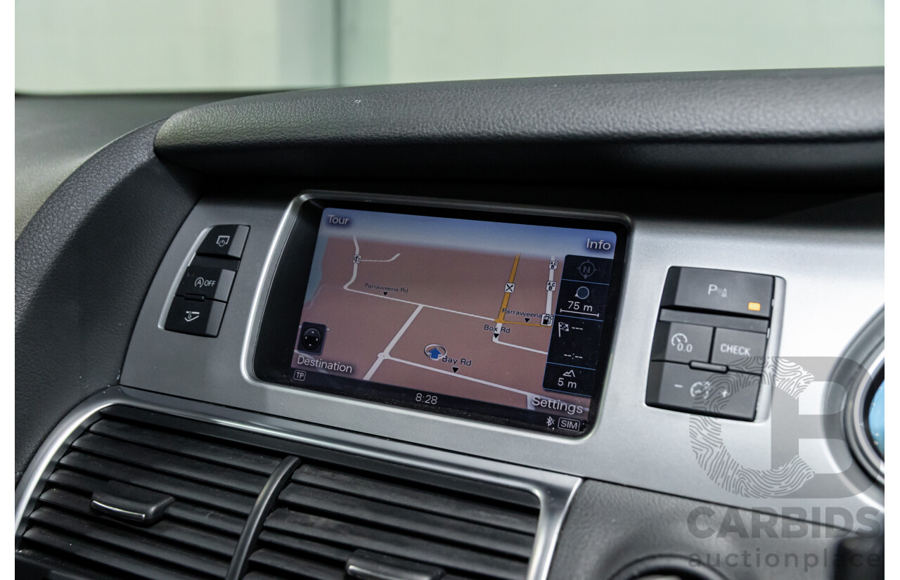 5/2013 Audi Q7 3.0 TDI Quattro MY13 4d Wagon Carrara White Turbo Diesel V6 3.0L - 7 Seater