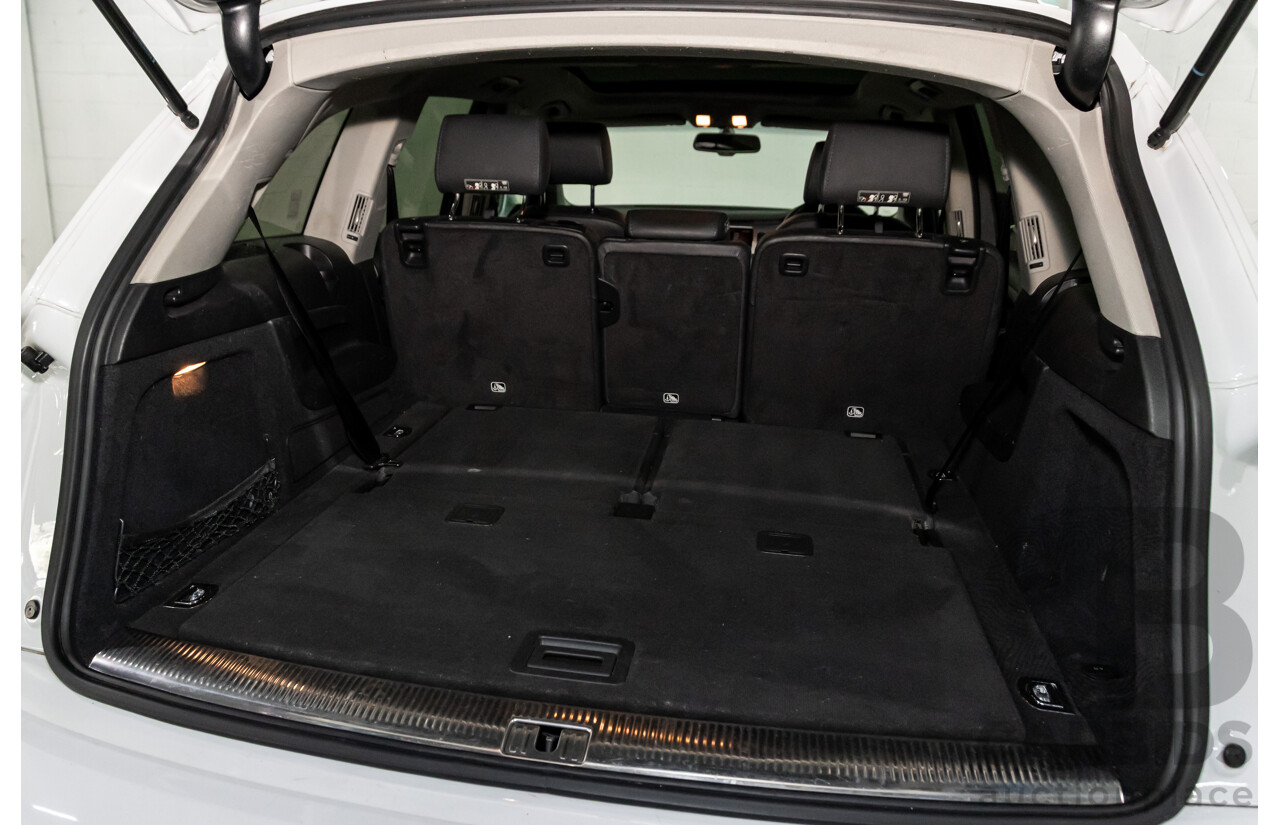 5/2013 Audi Q7 3.0 TDI Quattro MY13 4d Wagon Carrara White Turbo Diesel V6 3.0L - 7 Seater